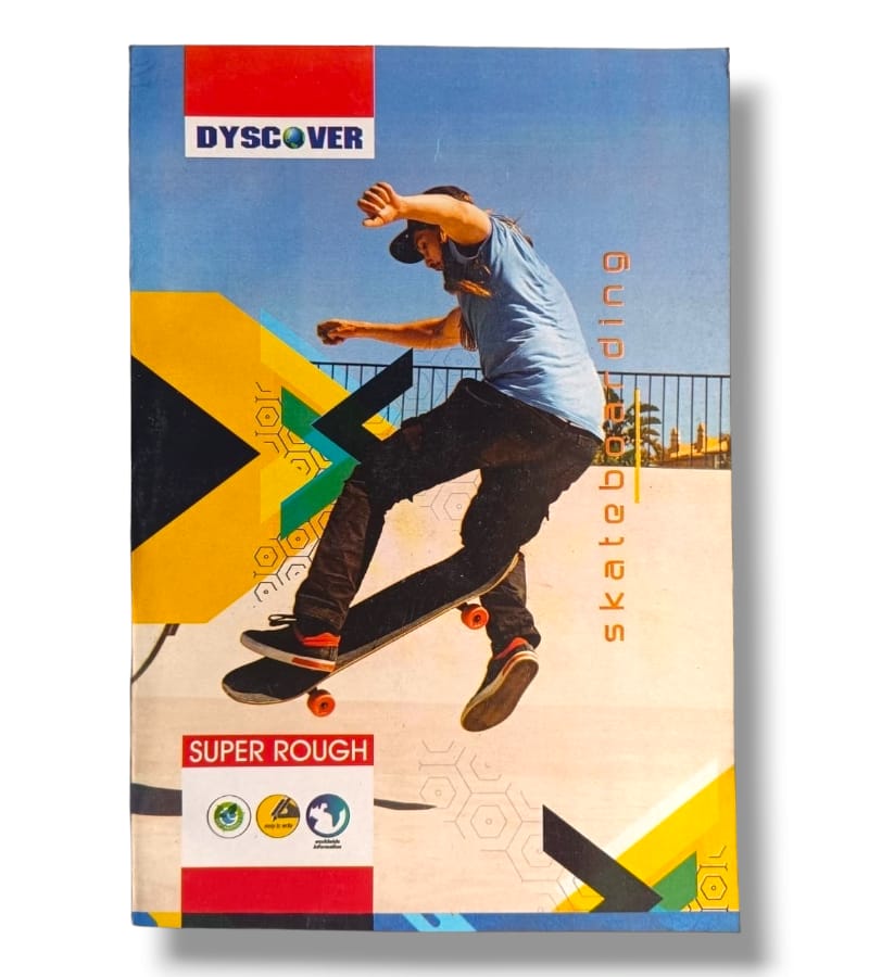 Dyscover A4 Super Rough Notebook - Single Line 148 Pages